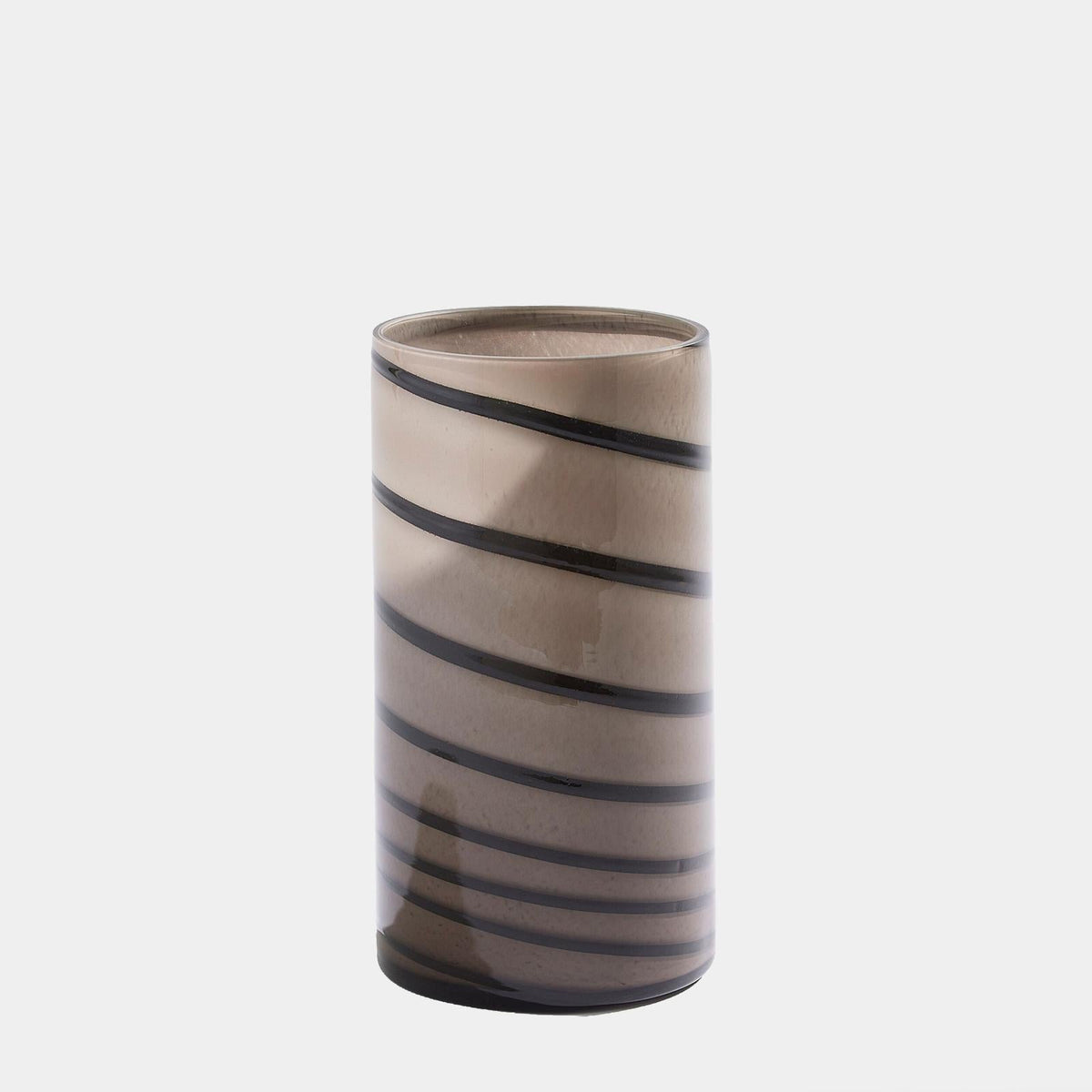 Global Views Twirl Amber Vase