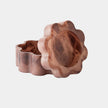 Global Views Cumulus Alabaster Wide Box Chocolate