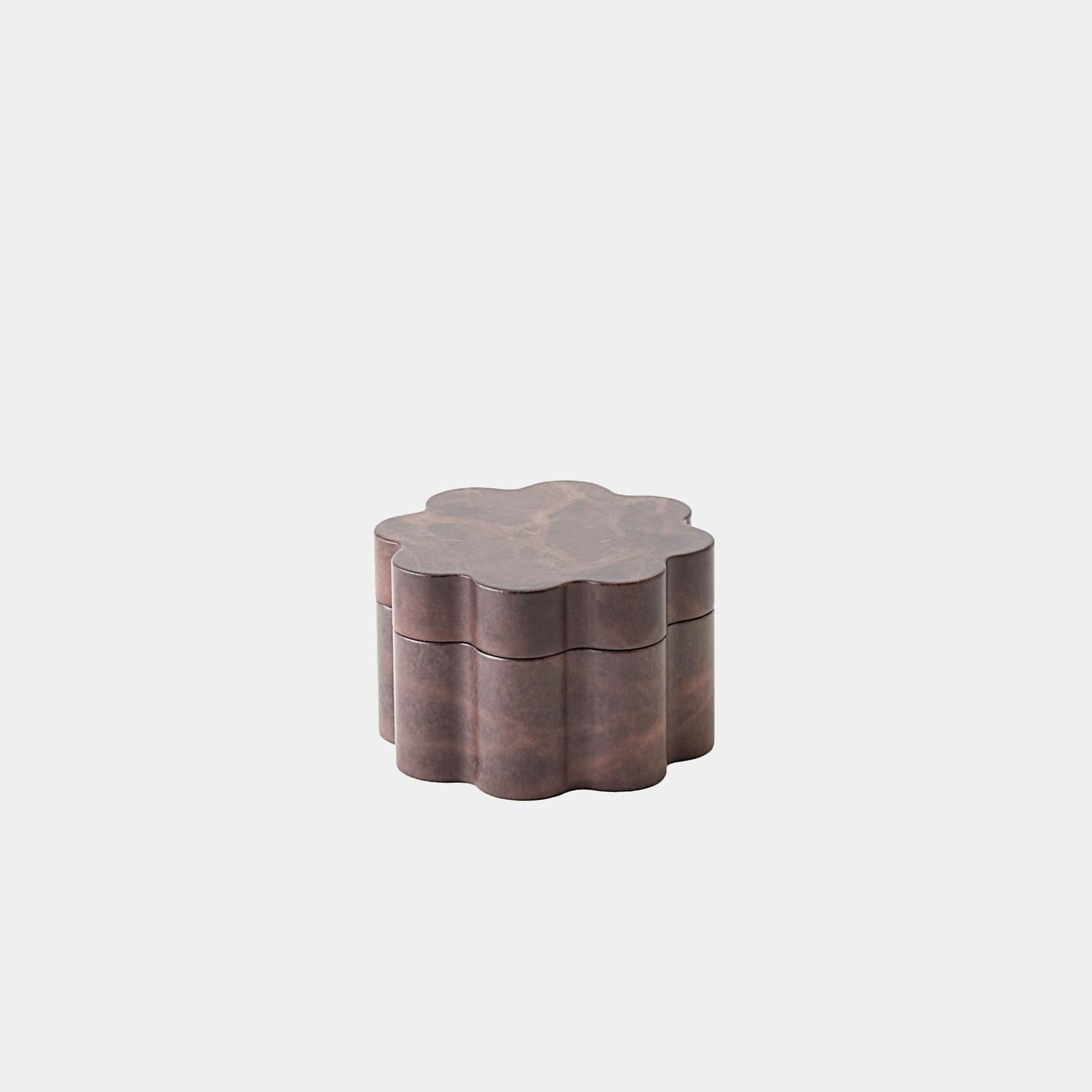 Global Views Cumulus Alabaster Wide Box Chocolate