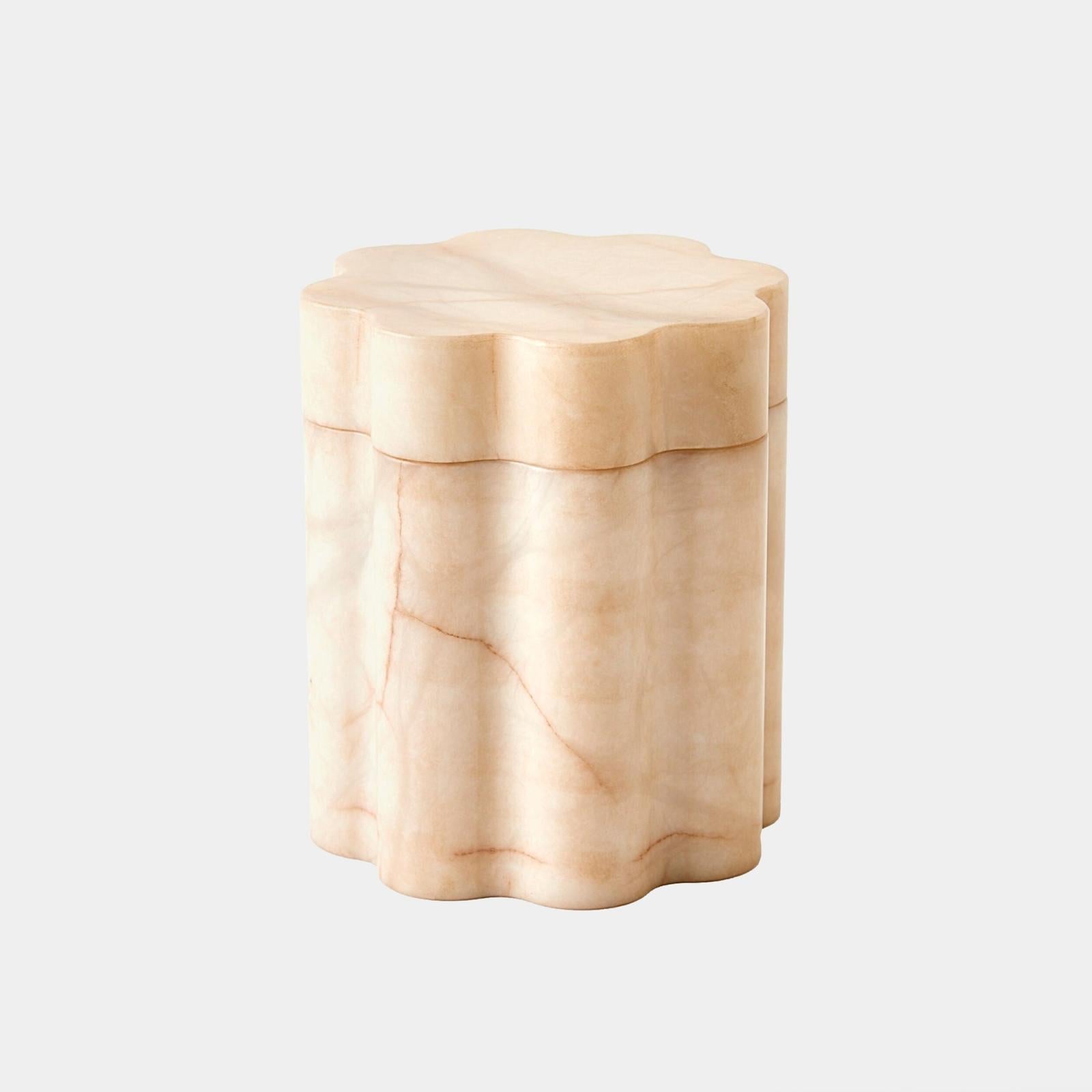 Global Views Cumulus Alabaster Tall Box