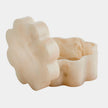 Global Views Cumulus Alabaster Wide Box Cream