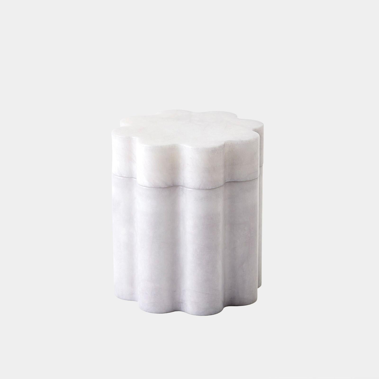 Global Views Cumulus Alabaster Tall Box