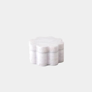 Global Views Cumulus Alabaster Wide Box Gray