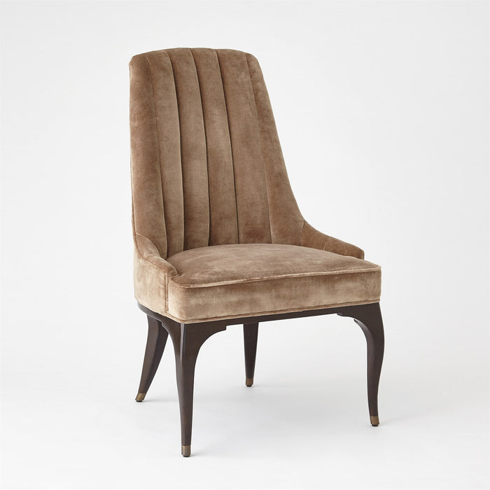 Global Views Channel Tufted Dining Chair