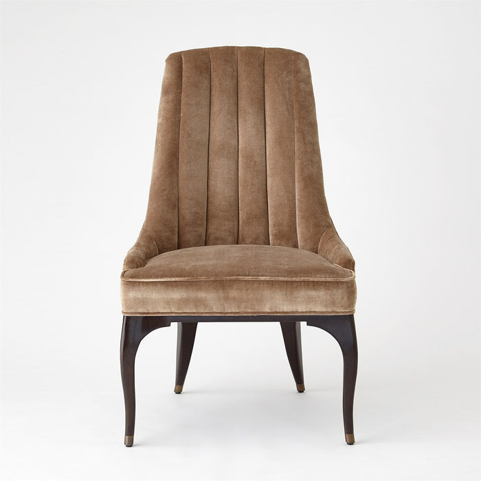 Global Views Channel Tufted Dining Chair