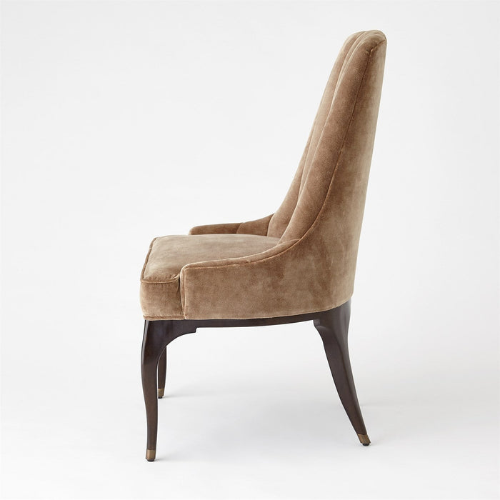 Global Views Channel Tufted Dining Chair