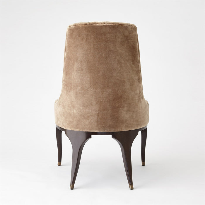 Global Views Channel Tufted Dining Chair