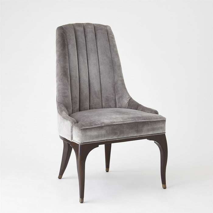 Global Views Channel Tufted Dining Chair