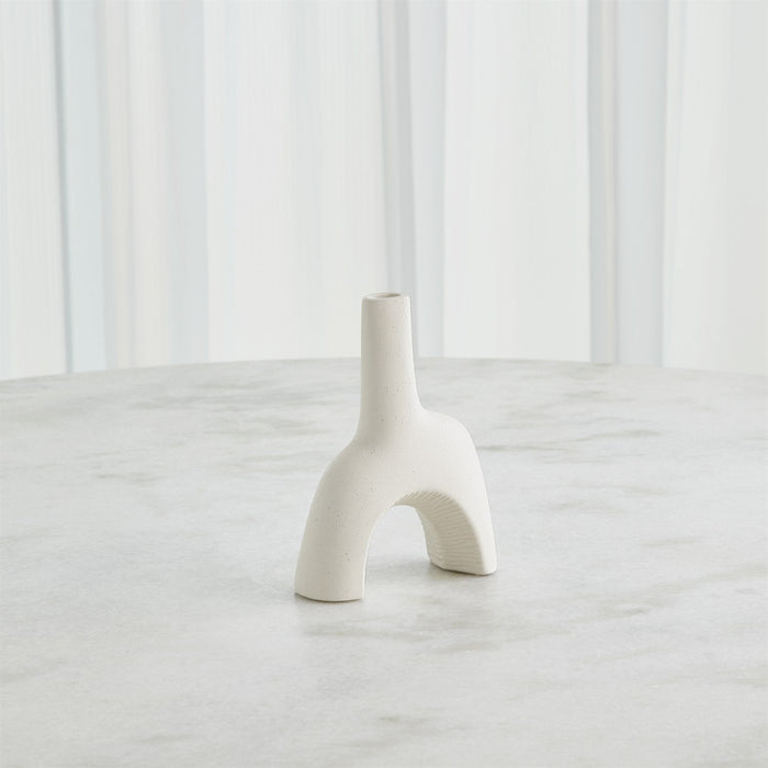 Global Views Cassel Vase - Matte White