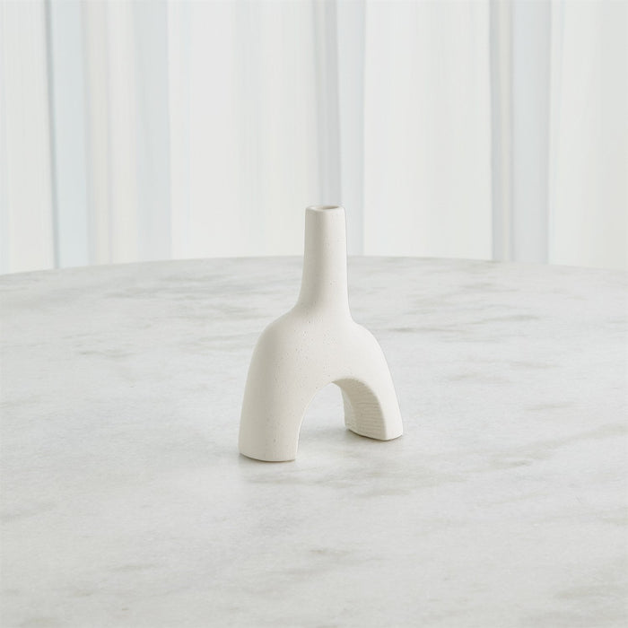 Global Views Cassel Vase - Matte White