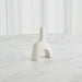 Global Views Cassel Vase - Matte White