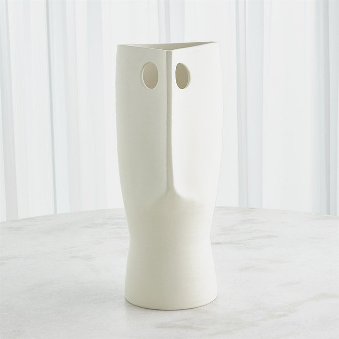 Global Views Popeye Vase - White