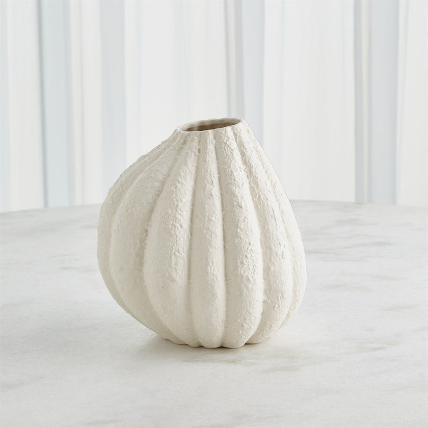 Global Views Glow Vase - White