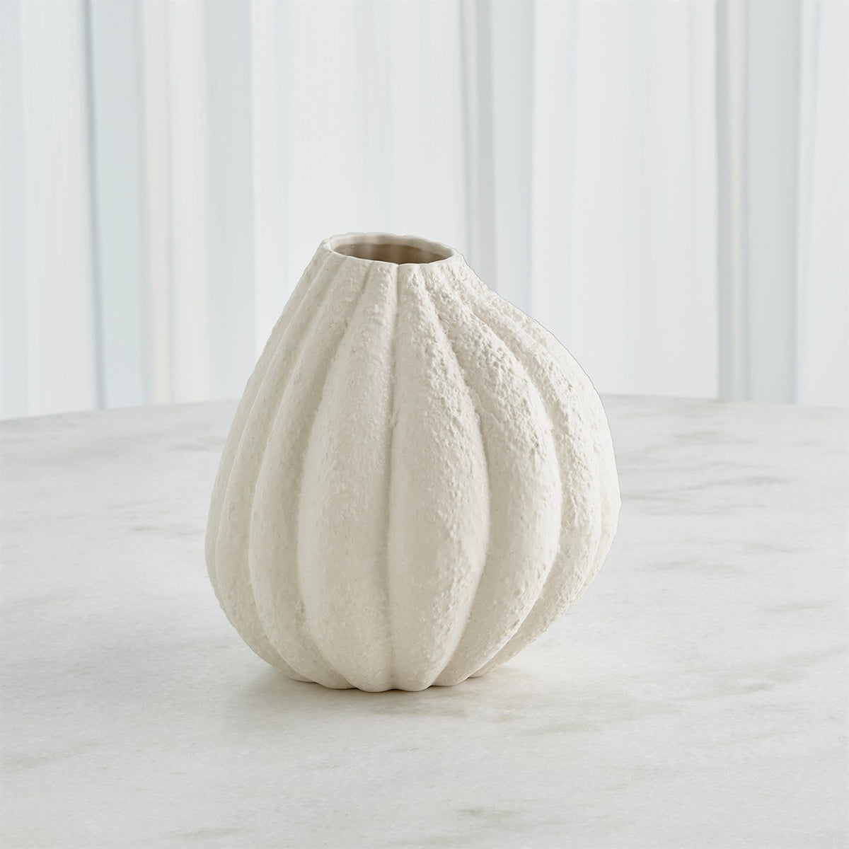 Global Views Glow Vase - White
