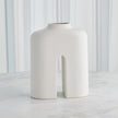 Global Views Guardian Vase - White Cream