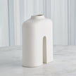 Global Views Guardian Vase - White Cream