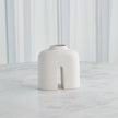 Global Views Guardian Vase - White Cream