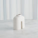 Global Views Guardian Vase - White Cream