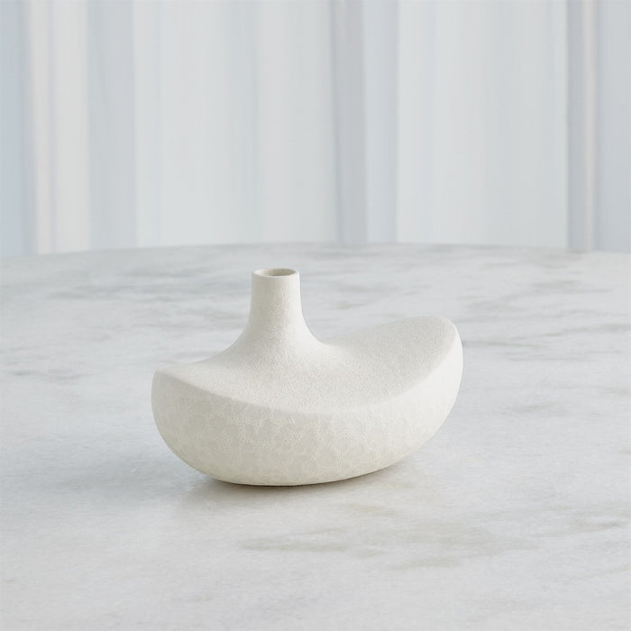 Global Views Solis Vase - White