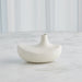 Global Views Solis Vase - White