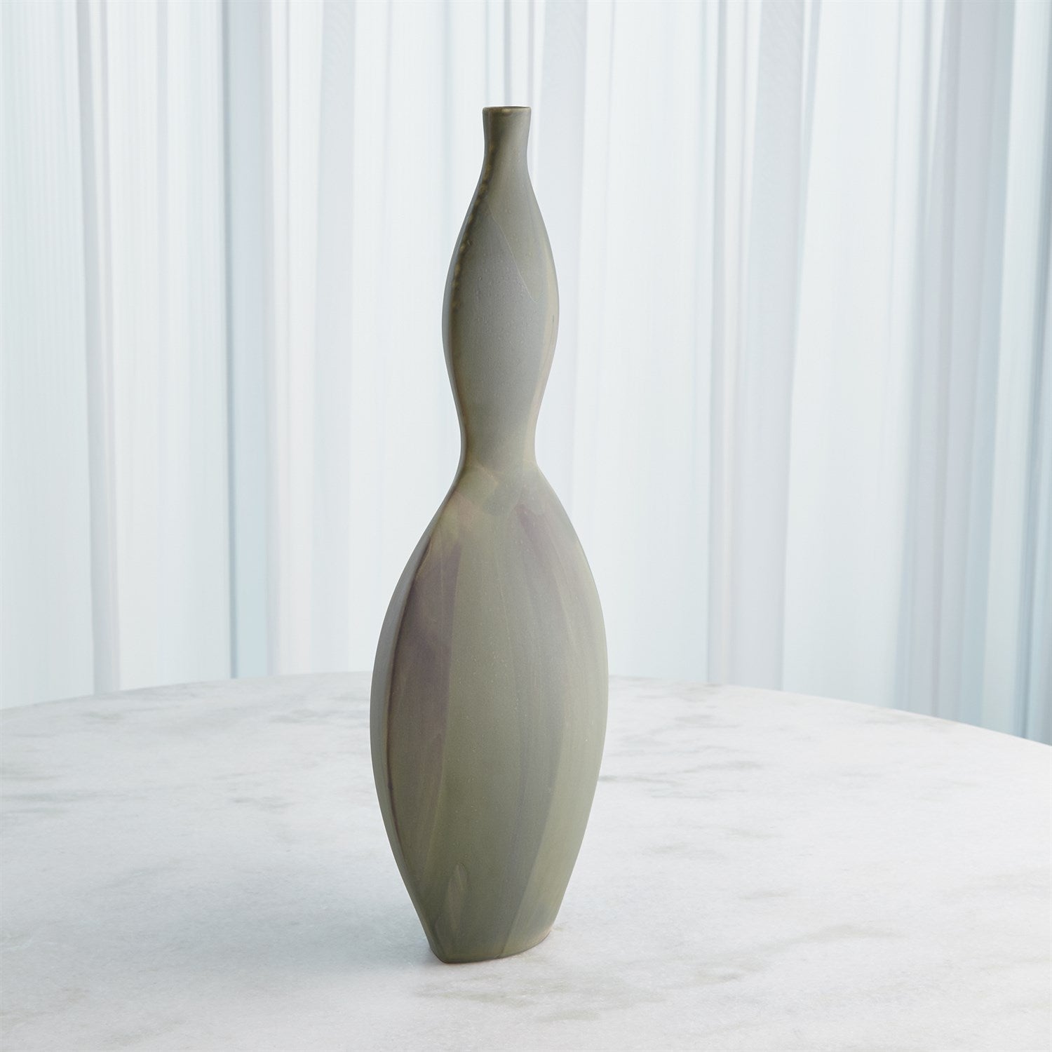 Global Views Helios Vase - Washed Green