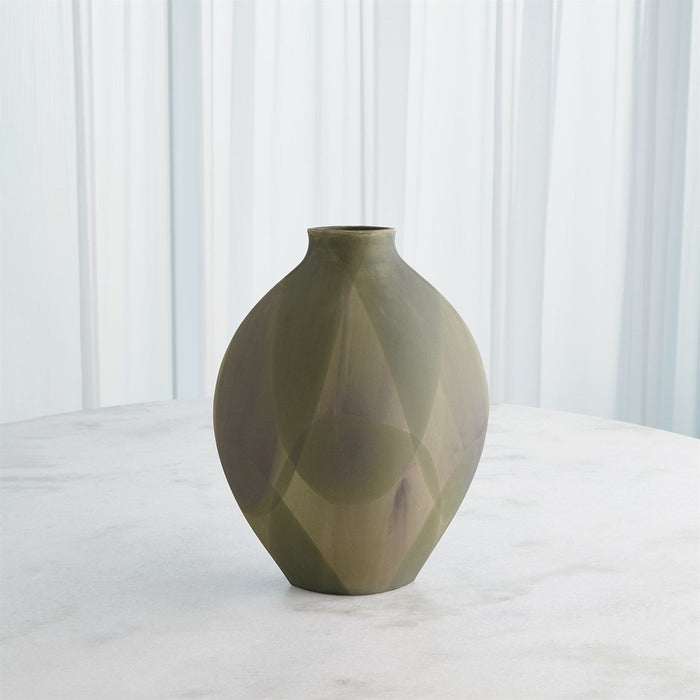 Global Views Helios Vase - Washed Green