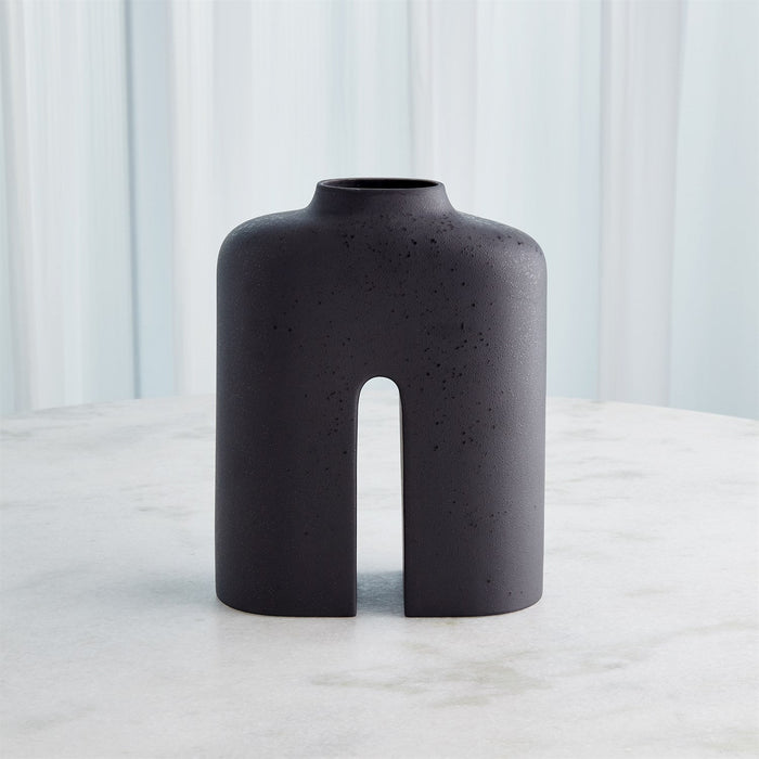 Global Views Guardian Vase - Black