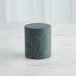 Global Views Cilindro Alabaster Box - BlackGreen