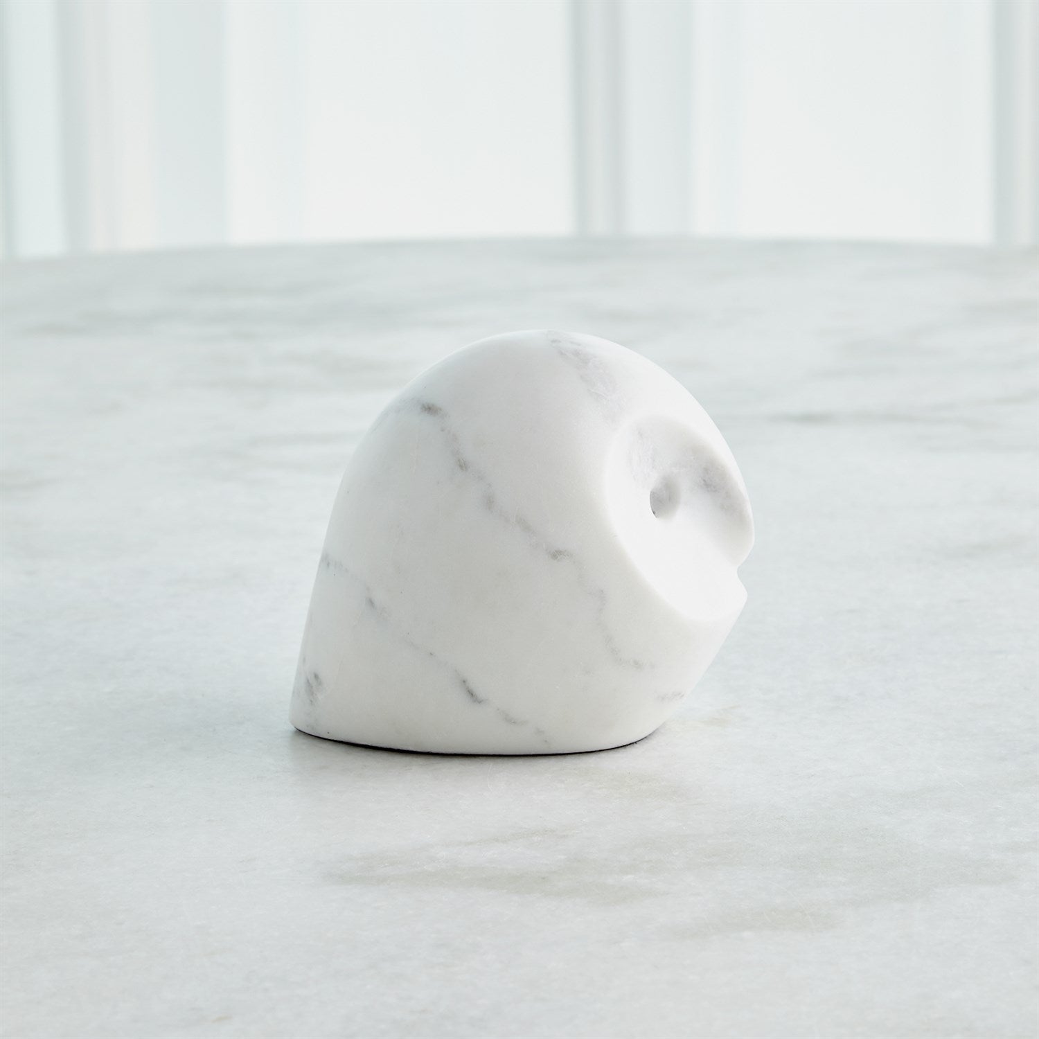 Global Views Sitting Owl - White