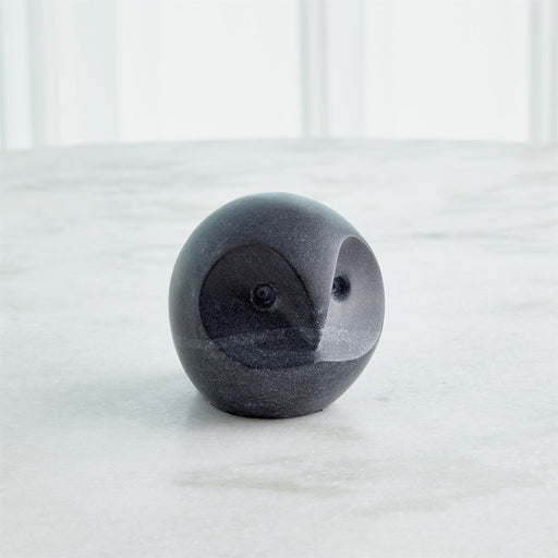 Global Views Sitting Owl - Black