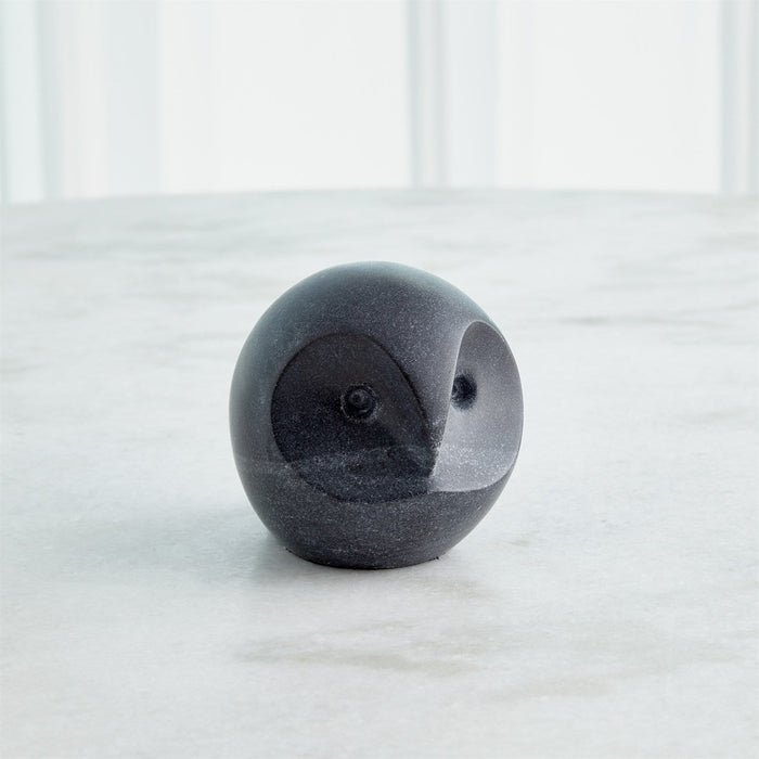 Global Views Sitting Owl - Black