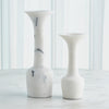 Global Views Calyx Candle Holder - White