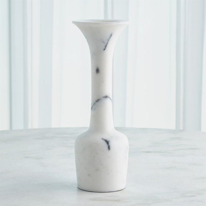 Global Views Calyx Candle Holder - White