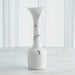 Global Views Calyx Candle Holder - White