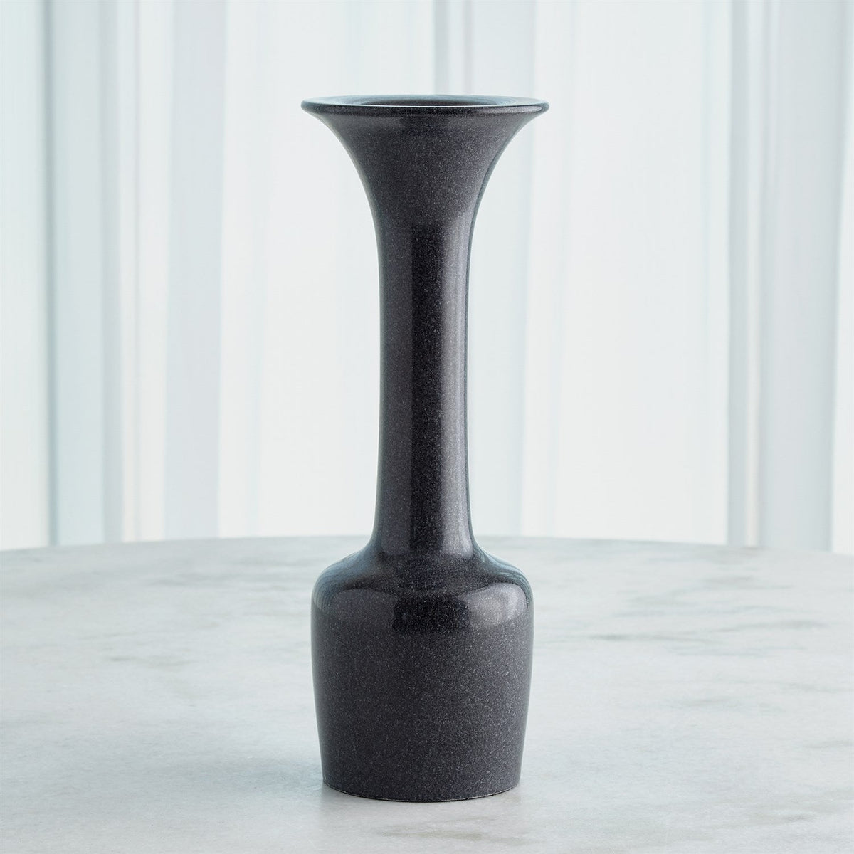 Global Views Calyx Candle Holder - Black