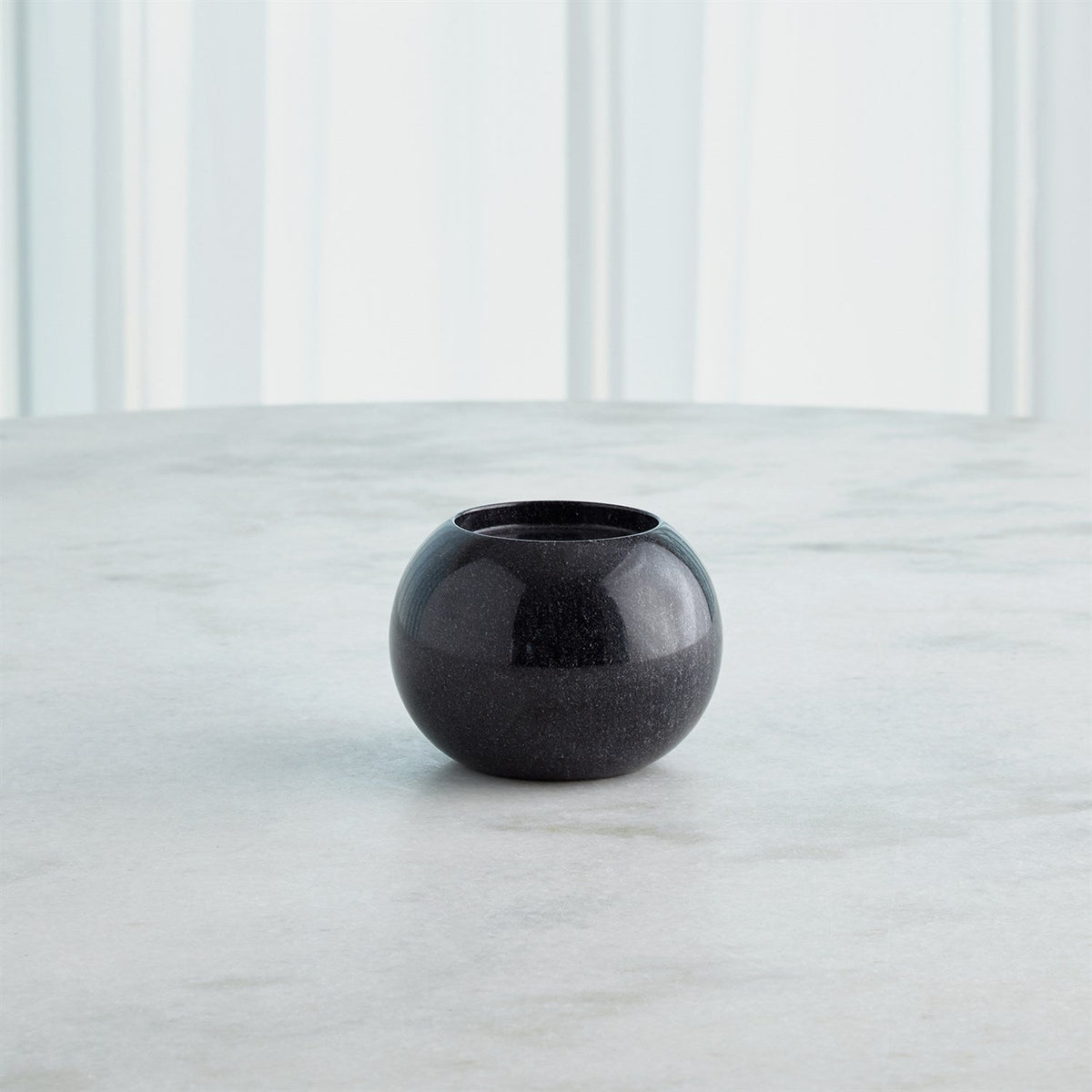 Global Views Globe Candle Holder - Black