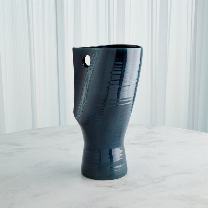 Global Views Popeye Vase - Indigo