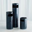 Global Views Cut Out Vase - Dark Blue
