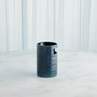 Global Views Cut Out Vase - Dark Blue
