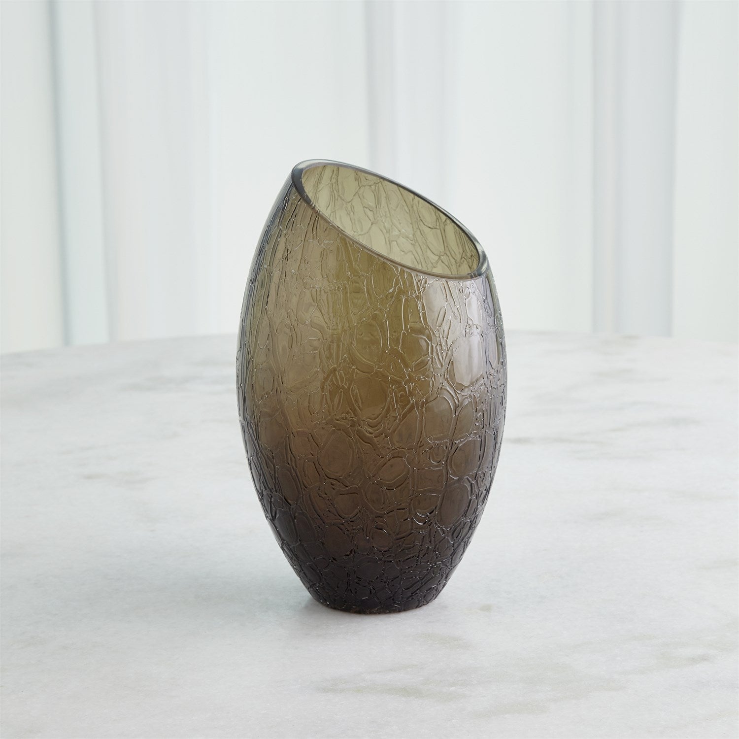 Global Views Volcano Vase - Smoke