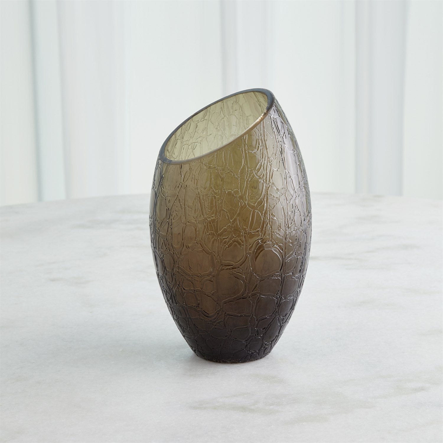 Global Views Volcano Vase - Smoke