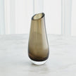 Global Views Slant Vase - Smoke