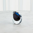 Global Views Slant Vase - Blue