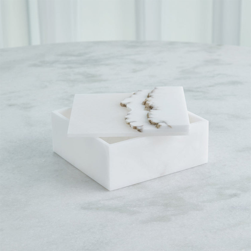 Global Views Terrain Alabaster Box