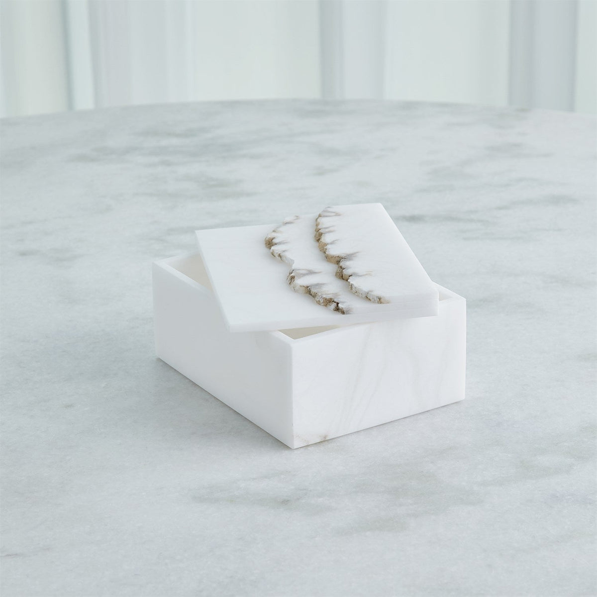 Global Views Terrain Alabaster Box