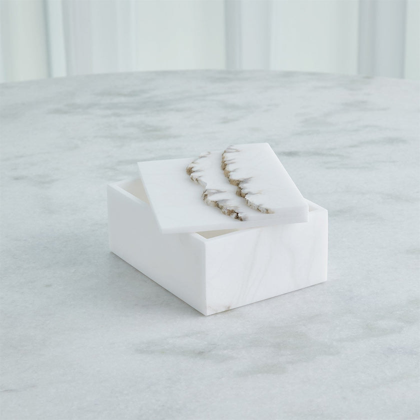 Global Views Terrain Alabaster Box