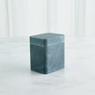 Global Views Raggio Alabaster Box - Black/Green
