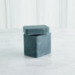 Global Views Raggio Alabaster Box - Black/Green