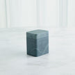 Global Views Raggio Alabaster Box - Black/Green