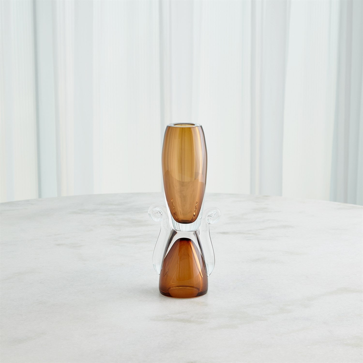 Global Views Lydia Vase - Amber